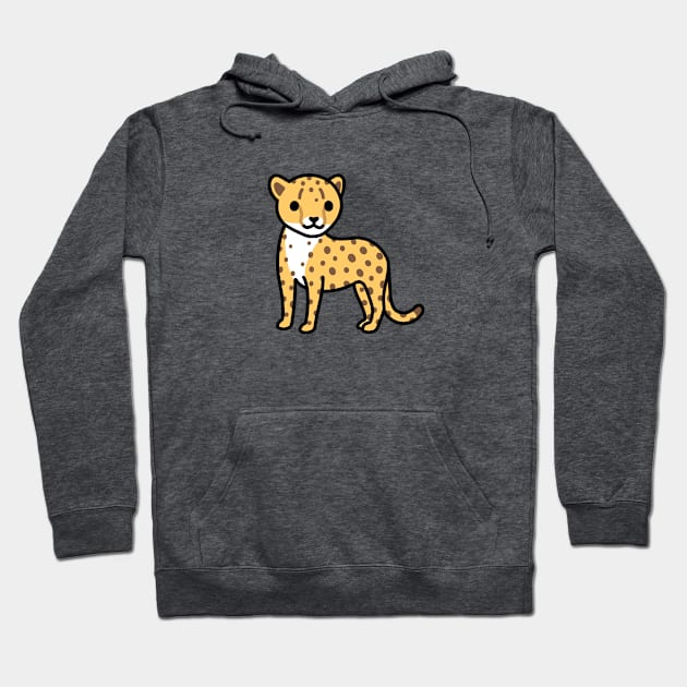 Cheetah Hoodie by littlemandyart